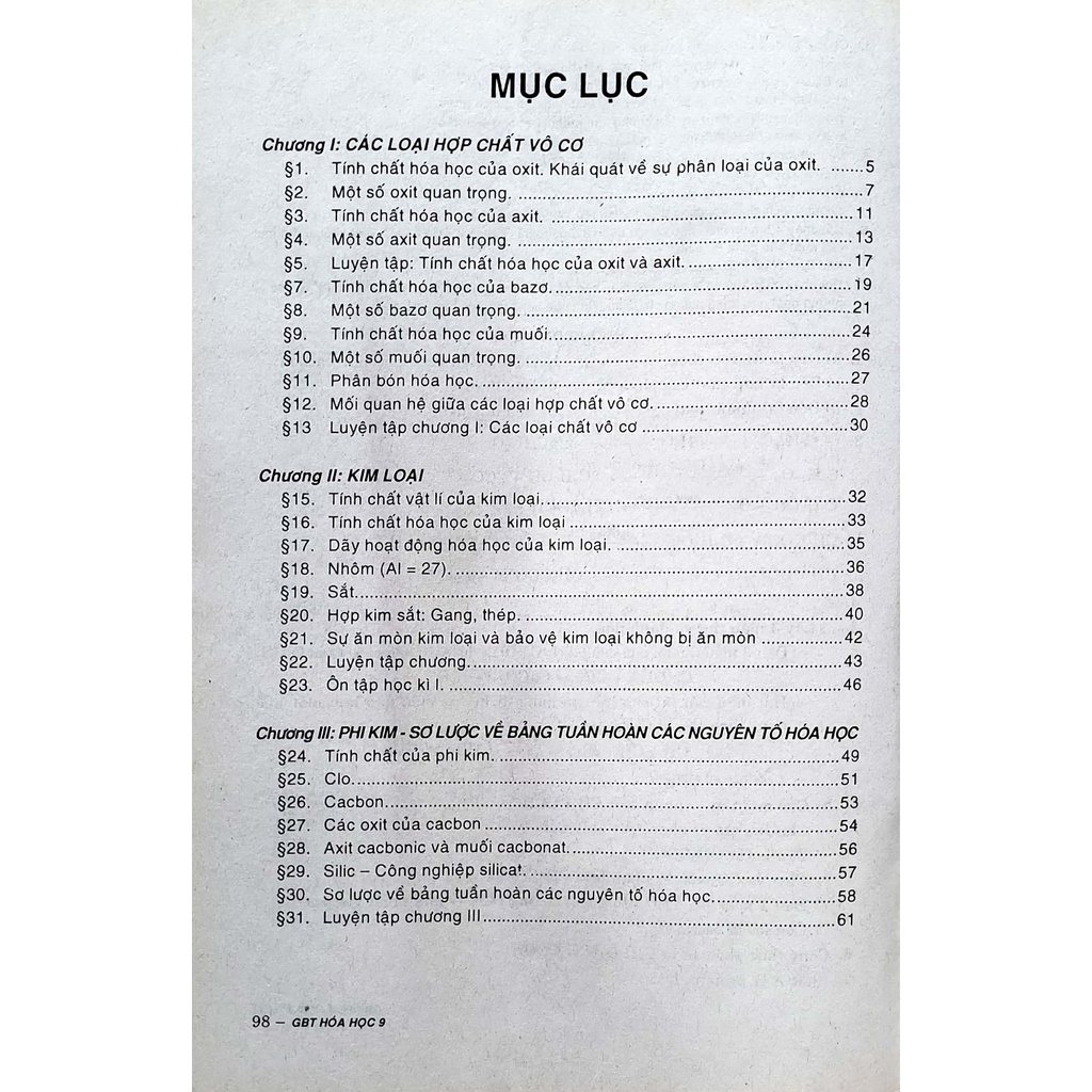 Sách - Giải bài tập hóa học lớp 9 - Hồ Văn Thật