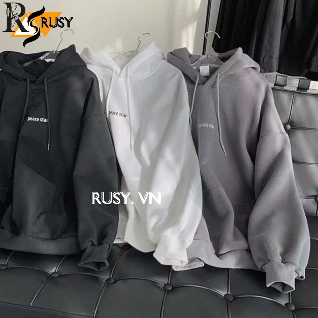 Áo khoác hoodie nỉ nón 2 lớp dày dặn cao cấp phong cách Hàn Quốc mặc cặp basic uniex from rộng cá tính