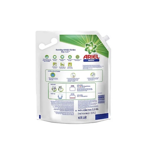 Nước giặt Ariel túi 3.5kg