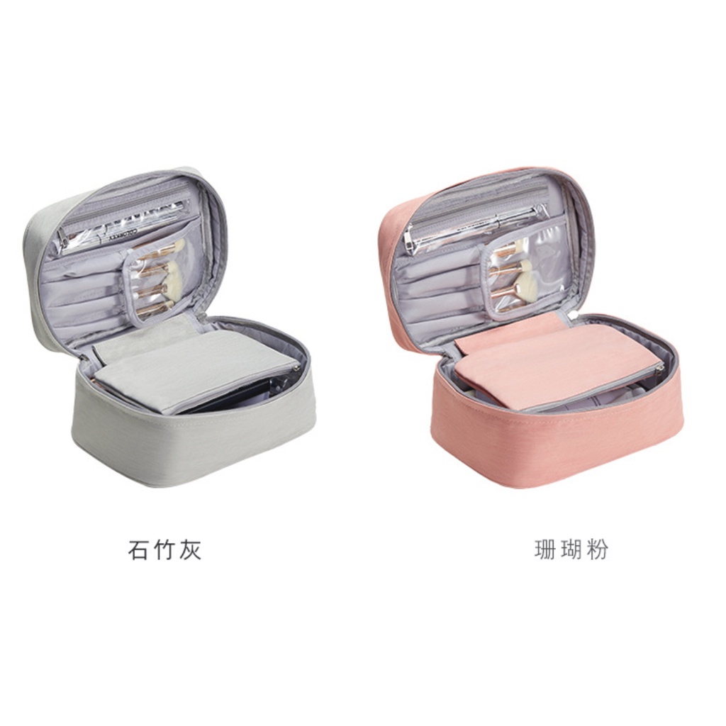 Pu Túi Đựng Mỹ Phẩm Bằng Da Cỡ Lớn Có Thể Tháo Rời Tiện Dụng