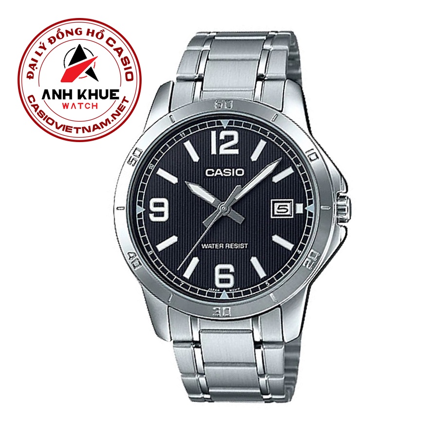 Đồng Hồ Casio Nam MTP-V004D-1B2UDF Dây Kim Loại - Chống Nước