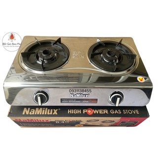 Bếp gas đôi mặt inox namilux ds2163aps - hàng chính hãng