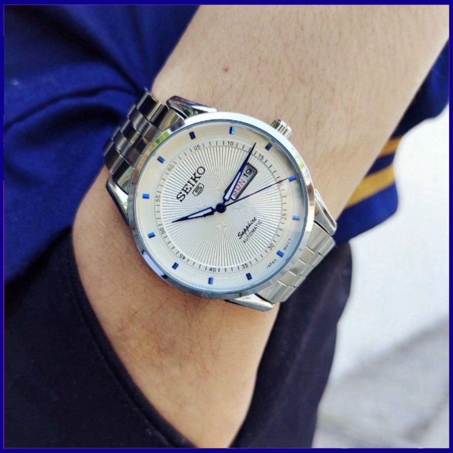 Đồng hồ nam Seiko dây thép free ship toàn quốc