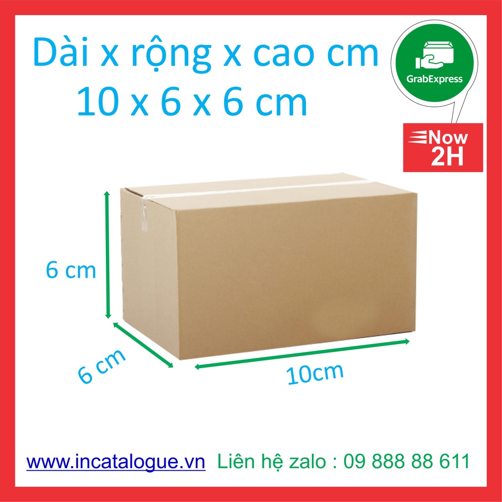 Hộp carton, thùng giấy đóng hàng Giá rẻ gói hàng nhiều kích thước 6x8x10x12x15x18x20 x25