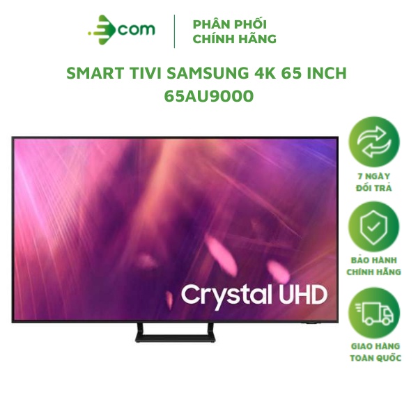 Smart Tivi Samsung 4K 65 Inch 65AU9000 - Hàng Chính Hãng, Bảo Hành 24 Tháng