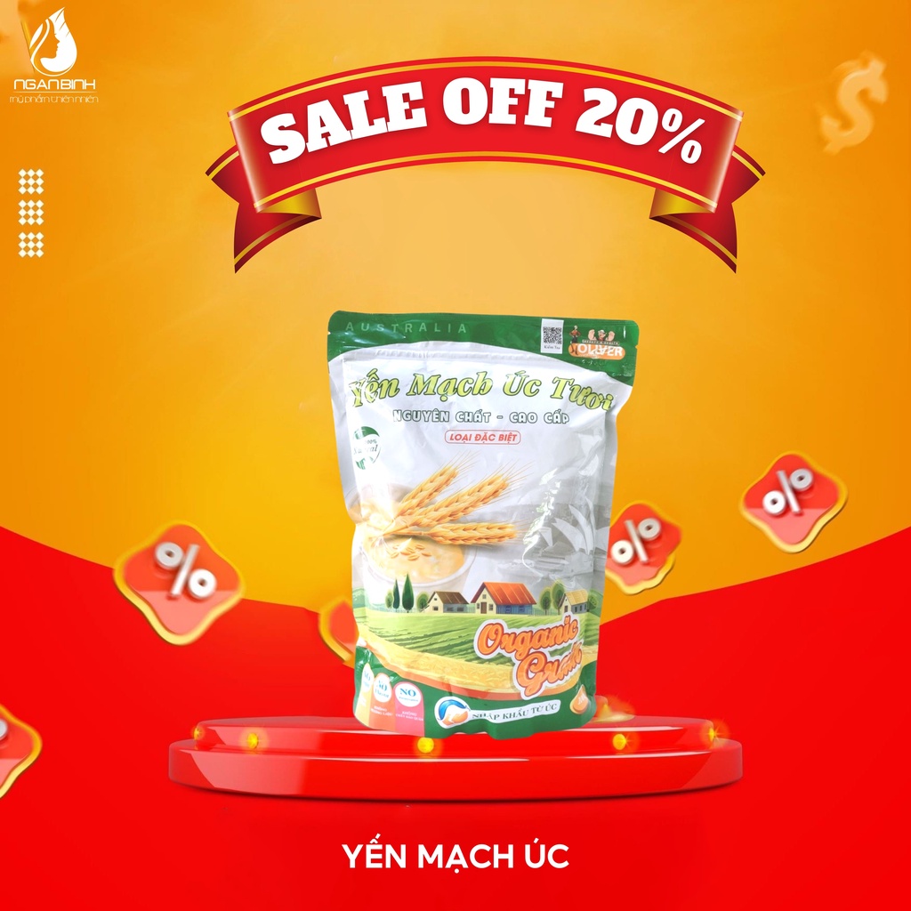 Yến mạch Úc tươi ngũ cốc giảm cân, bổ sung dưỡng chất, làm đẹp da 1KG