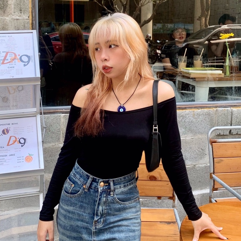 Áo trễ vai - A017