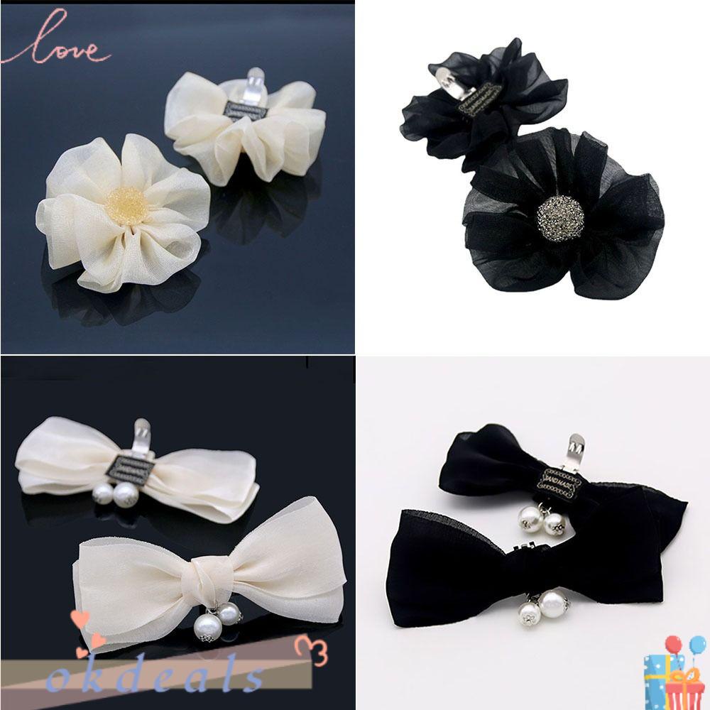 Okdeals 2 Cái Kẹp Trang Trí Giày|Giày Cao Gót Cô Dâu Sang Trọng Quý Phái