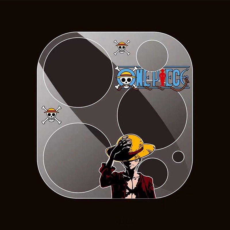 Kính Cường Lực Bảo Vệ Camera In Hình Hoạt Hình Đáng Yêu HD Cho iPhone 14 13 12 11 Pro Max Plus Sự Bảo Vệ