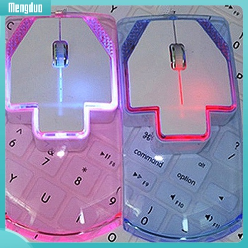 Chuột Không Dây Trong Suốt Siêu Mỏng 2.4Ghz Cho Máy Tính