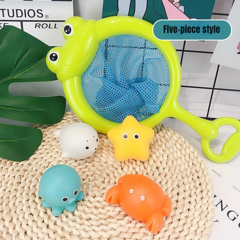 Lưới Câu Cá Nổi Phát Sáng Cảm Ứng Độc Đáo Cho Bé Chơi Khi Tắm