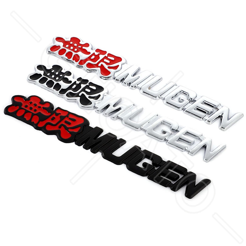 GTIOATO MUGEN Biểu Tượng Xe Huy Hiệu Xe Hơi Huy Hiệu Ô Tô Biểu Tượng Xe Hơi Biểu Tượng Oto CảI TiếN Hợp Kim Nhôm Biểu Tượng Ô Tô Mạng Trúng Thầu Phụ KiệN Trang Trí Ô Tô Cho Honda City Brio BRV Jazz Civic