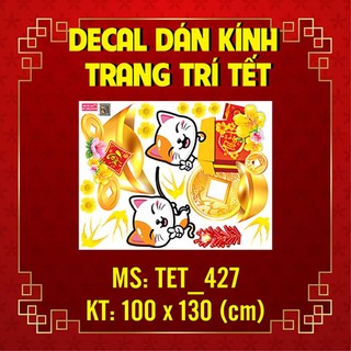 DECAL TRANG TRÍ TẾT 2023 COMBO SỐ 99