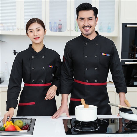 Áo Đầu Bếp Dài Tay Dày Dặn Thoáng Khí Cực Kỳ Dành Cho Nam Và Nữ