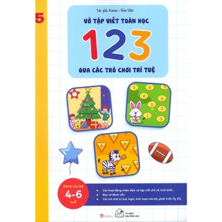 Sách - Vở Tập Viết Toán Học Qua Các Trò Chơi Trí Tuệ 5