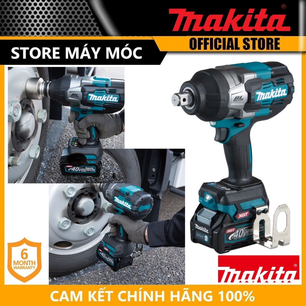 MÁY VẶN BULONG DÙNG PIN 40V  1630 NM MAKITA TW001GM201- HÀNG CHÍNH HÃNG