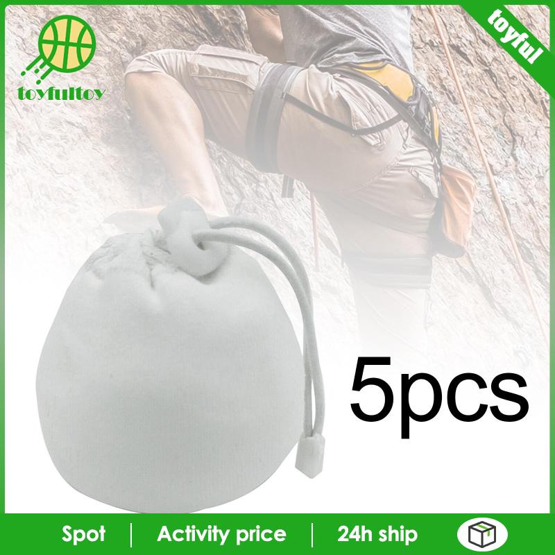 Bộ 5 Túi Dây Rút Đựng Phấn Có Khóa Cài Tiện Dụng