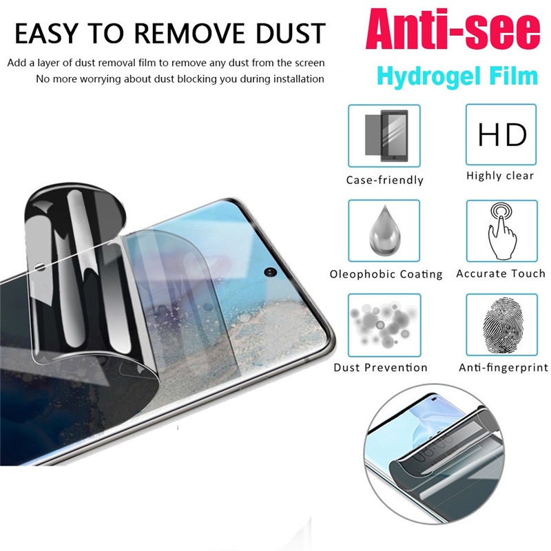 Kính Cường Lực Hydrogel Mềm Chống Nhìn Trộm Cho Redmi K50 Ultra K40 Gaming Pro K40S