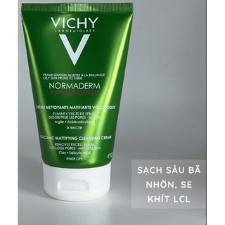 Vichy -  Sữa Rửa Mặt Vichy Chiết Xuất Từ Đất Sét Và Đá Khoáng Núi Lửa 125ml