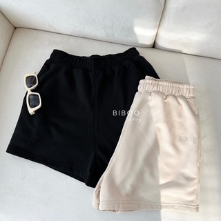 Quần Short Basic Lưng Thun BB Chất Liệu Nỉ Chân Cua Cotton Mịn Đẹp - BIBOO