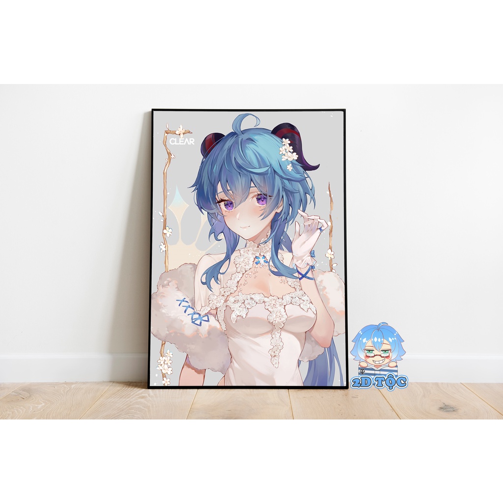 Poster A3 Ganyu (12) Game Genshin Impact Chất Liệu Giấy Cao Cấp - 2D Tộc Shop