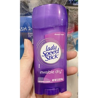 Sáp lăn khử mùi nữ lady speed stick invisible dry power 65g - usa