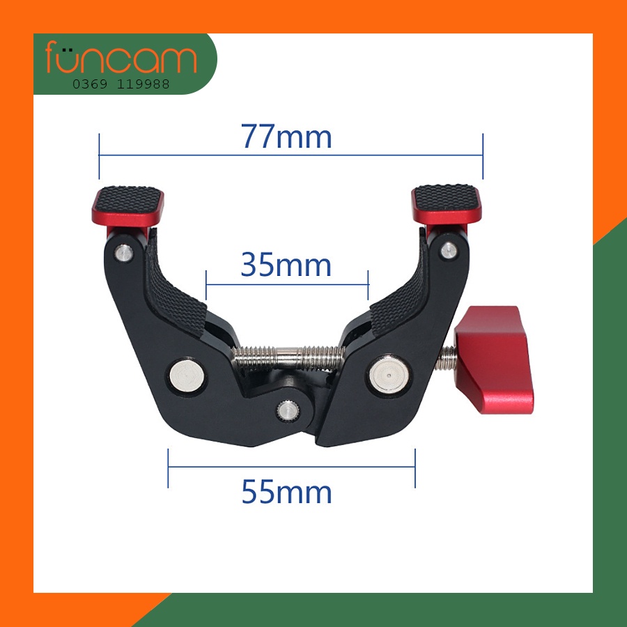 Kẹp càng cua cho máy ảnh, studio