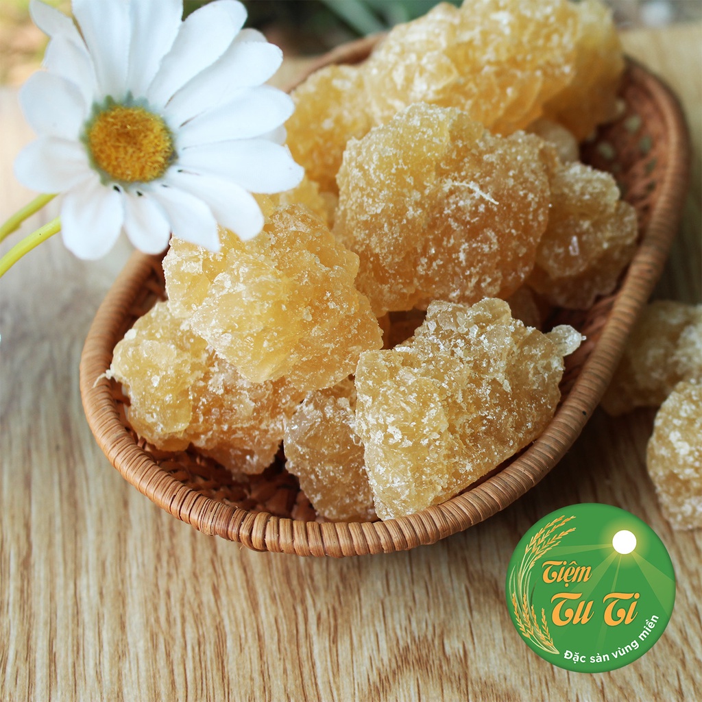 ĐƯỜNG PHÈN QUẢNG NGÃI túi 1kg - Làm từ mật mía kết tinh nguyên chất