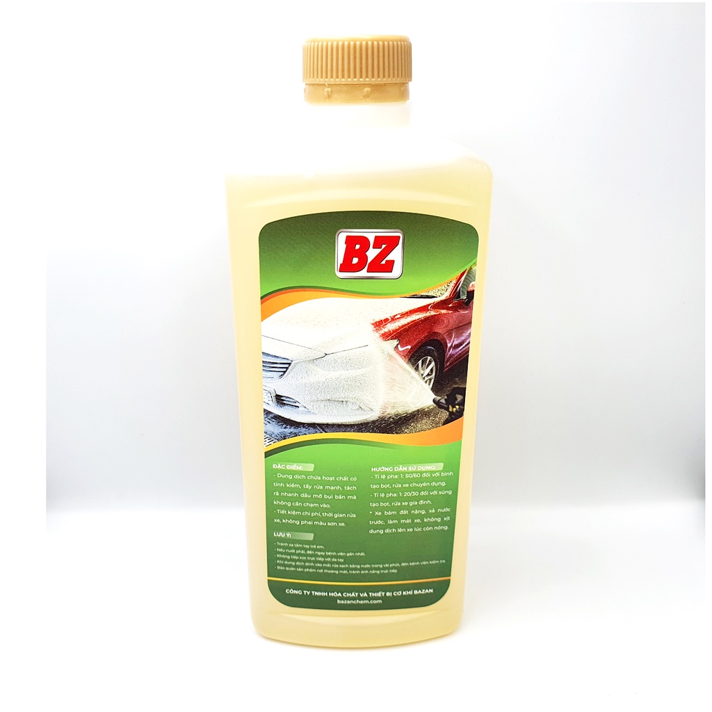 Xà bông rửa xe bz 1l không chạm bz siêu sạch siêu bóng - ảnh sản phẩm 2