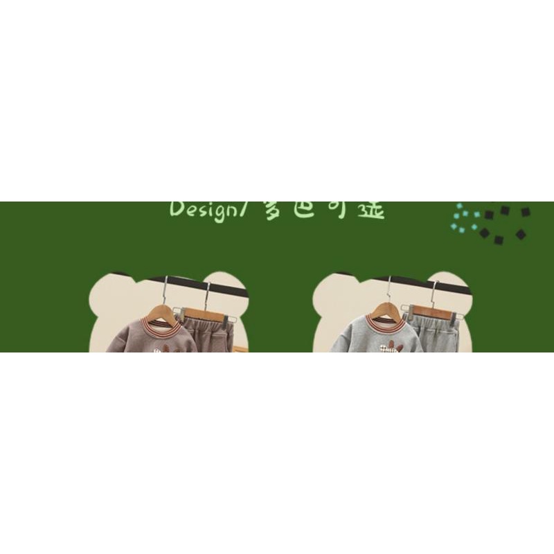 Bộ Đồ Thời Trang Xuân Thu 2022 Gồm Áo Sweater Tay Dài Và Quần Dài Cho Bé Trai / Gái