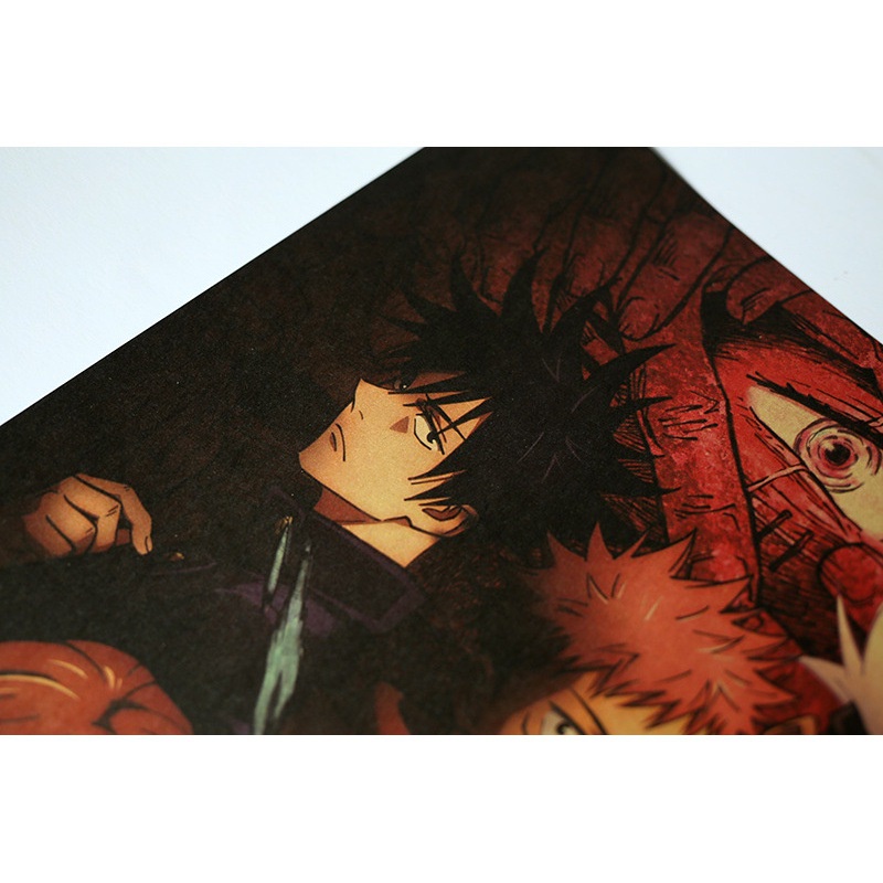 Poster Jujutsu Kaisen A122 50.5*35 Giấy dán tường hình Anime