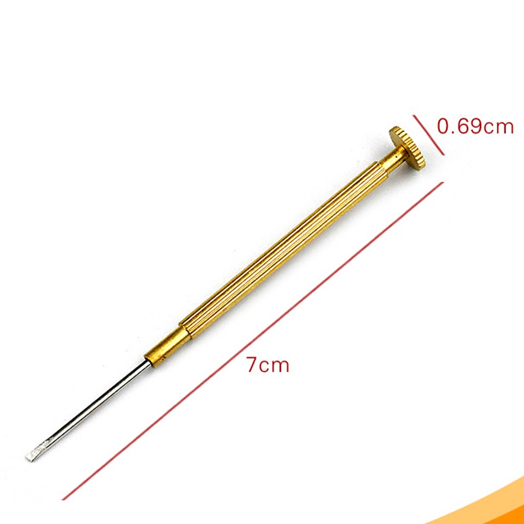 Tovit vàng dẹt đủ size 1.0mm 1.2mm 1.4mm 1.6mm 1.8mm dùng sửa chữa đồng hồ