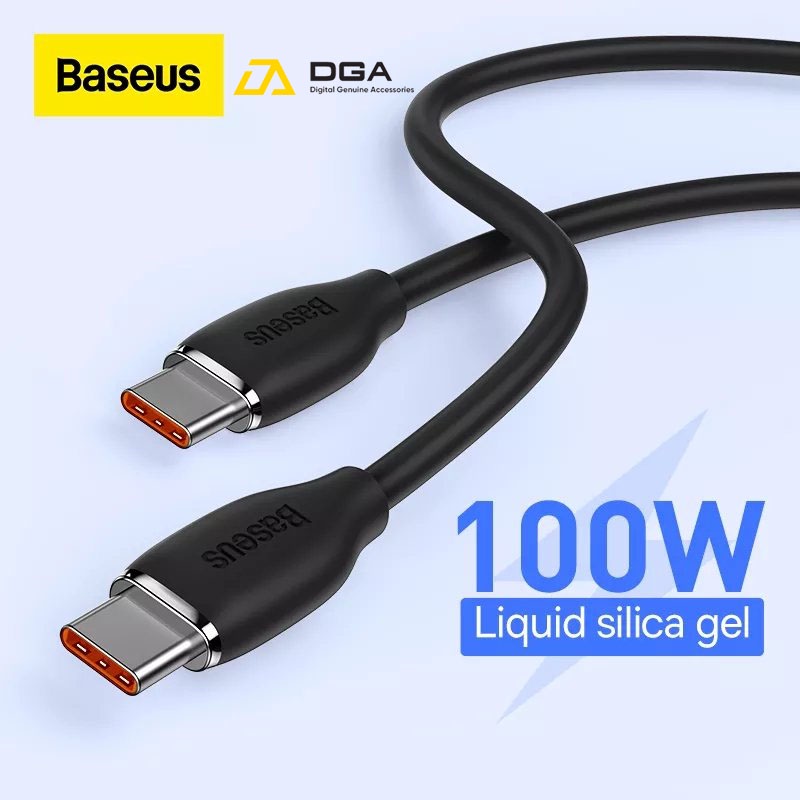 Cáp Sạc Nhanh Type C to Type C Baseus Jelly Liquid Silica Gel Fast Charging Data Cable 100W