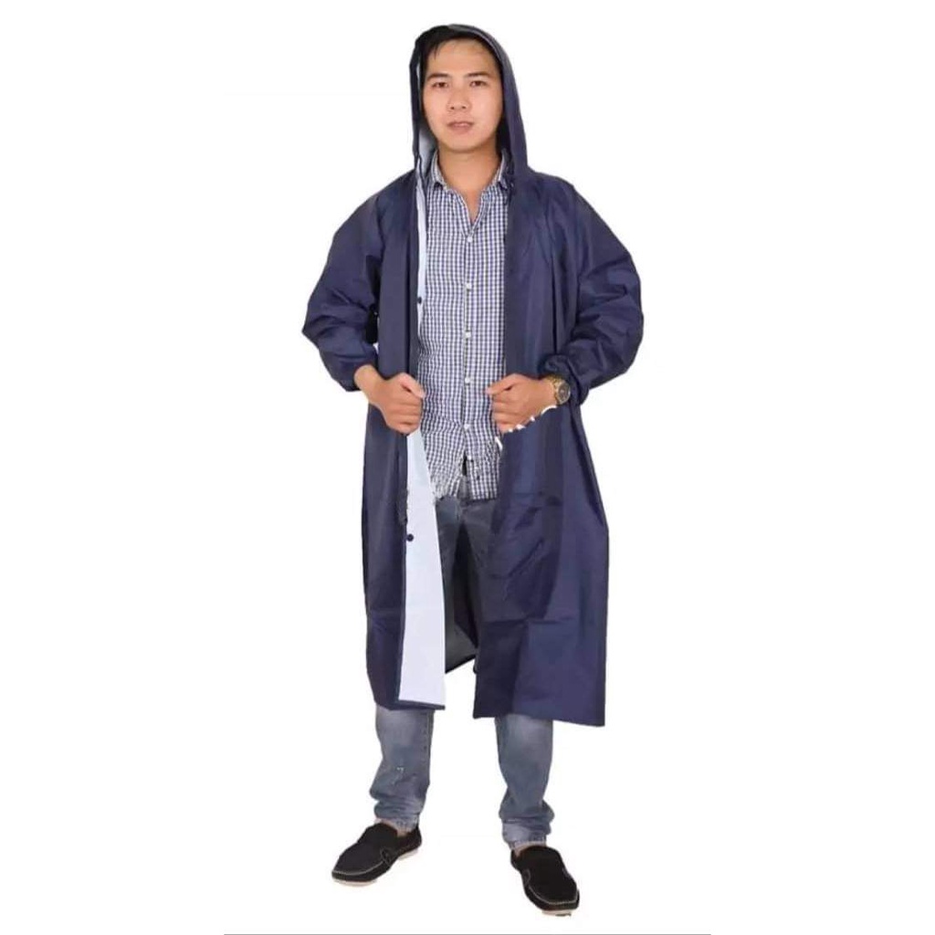 Áo Mưa Dây Kéo Khoá Vải Dù Dày Cao Cấp Chống Thấm Nước Big Size Form Rộng Mang Được Balo, Áo Mưa Học Sinh, Sinh Viên