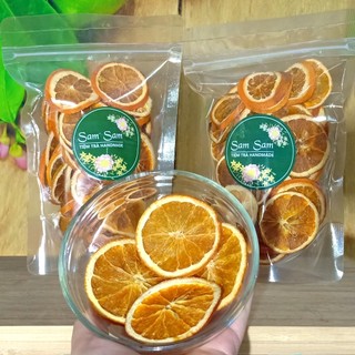 Cam thái lát sấy lạnh 500g trà cam vàng tăng cường miễn dịch, thể lực phòng ung thư