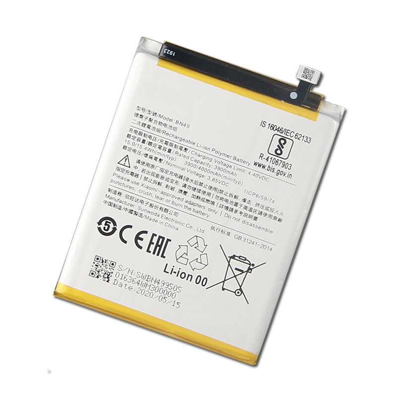 Pin Xiaomi BN49 - Xiaomi Redmi 7A (4000mAh) Hàng zin nhập khẩu bảo hành 1 đổi 1