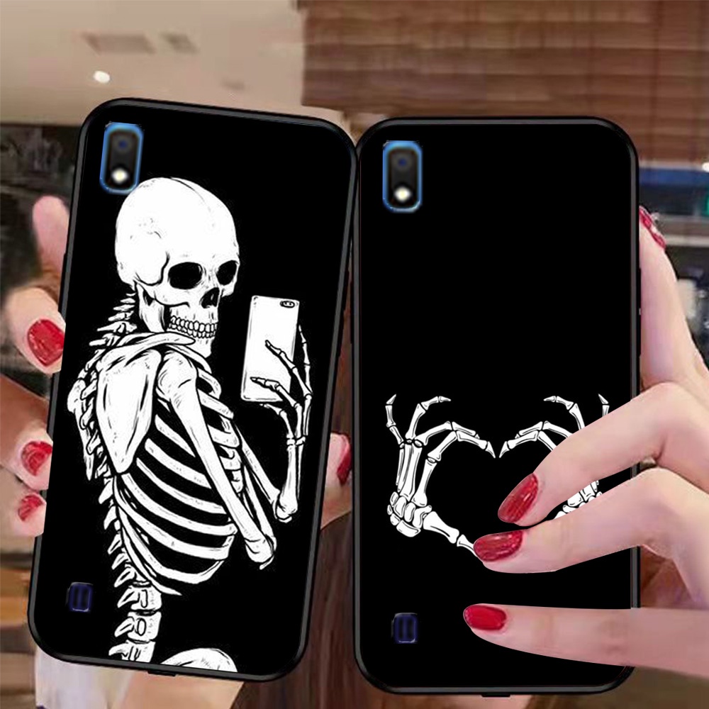 Ốp lưng điện thoại Samsung a10 / ss m10 bộ xương phong cách độc lạ chất