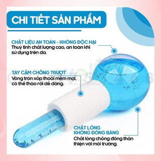 Quả cầu lạnh massage mặt, đẩy tinh chất