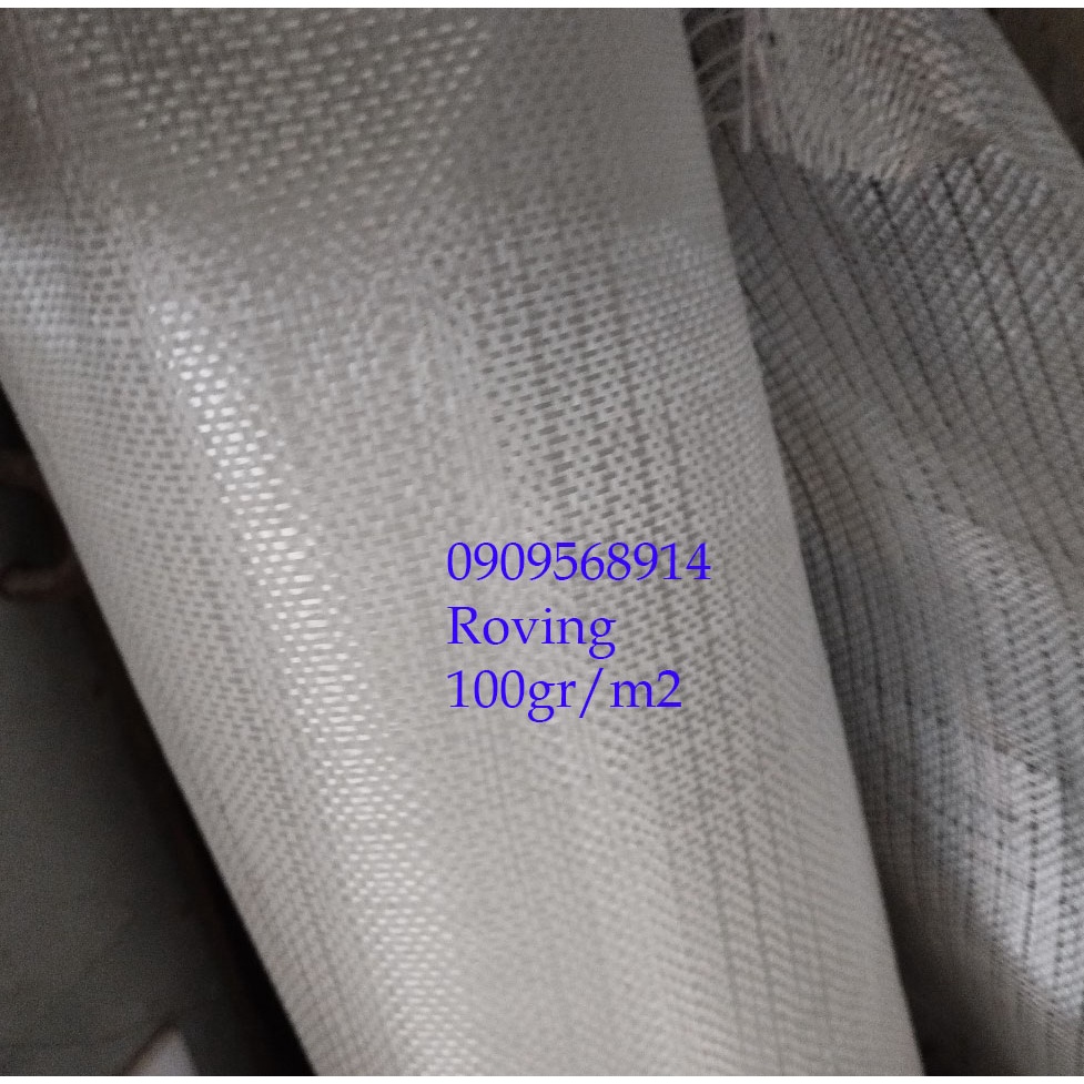 Roving thủy tinh 100gr/m2 dùng làm compisite vá nhựa xe máy ô tô