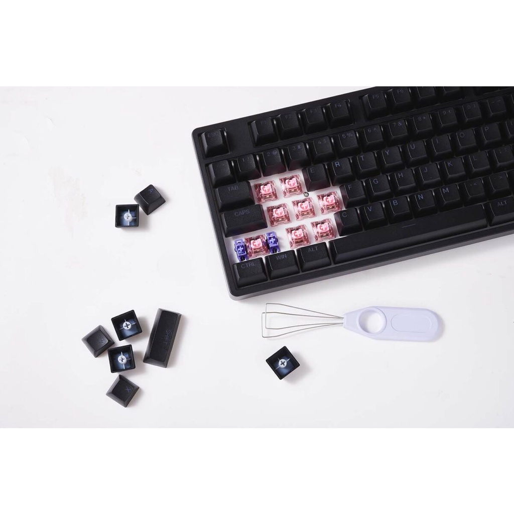 Bàn Phím Cơ Máy Tính Có Dây - AKKO 5087 RGB ASA – Black | Màu Đen