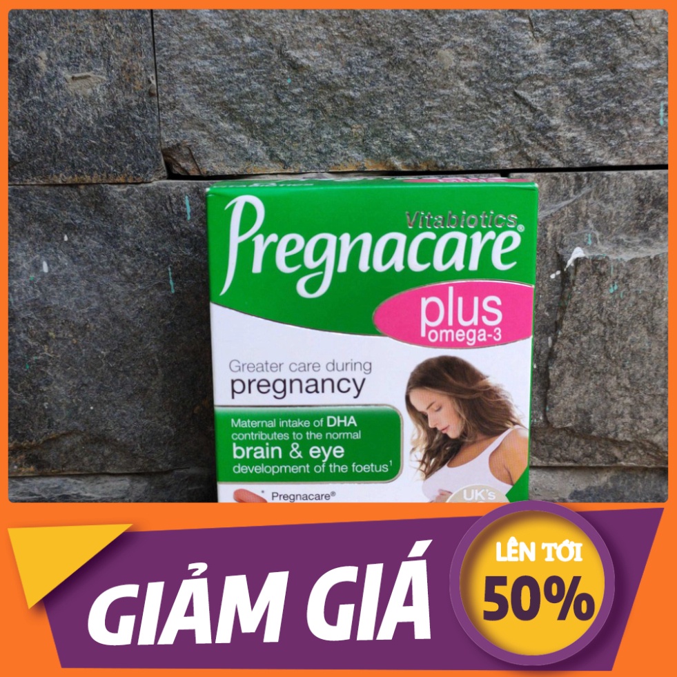 GIÁ SẬP SÀN Viên uống Pregnacare Plus Omega-3 56 viên Vitamin Bà Bầu omega 3 GIÁ SẬP SÀN