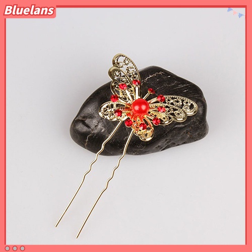 Set 6 Trâm Cài Tóc Chữ U Hình Bướm Dành Cho Cô Dâu