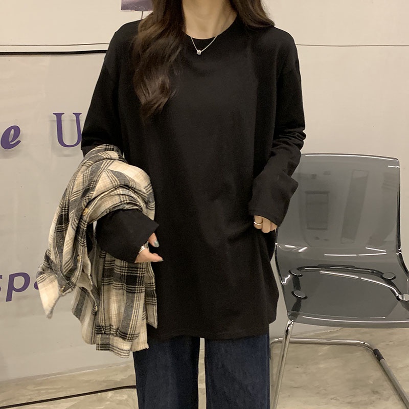 NRVP Áo Thun Nữ Dài Tay Thời Trang Hàn Quốc 2023