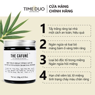 Bột than tre hoạt tính cafuné trắng răng hữu cơ nhật bản - ảnh sản phẩm 3