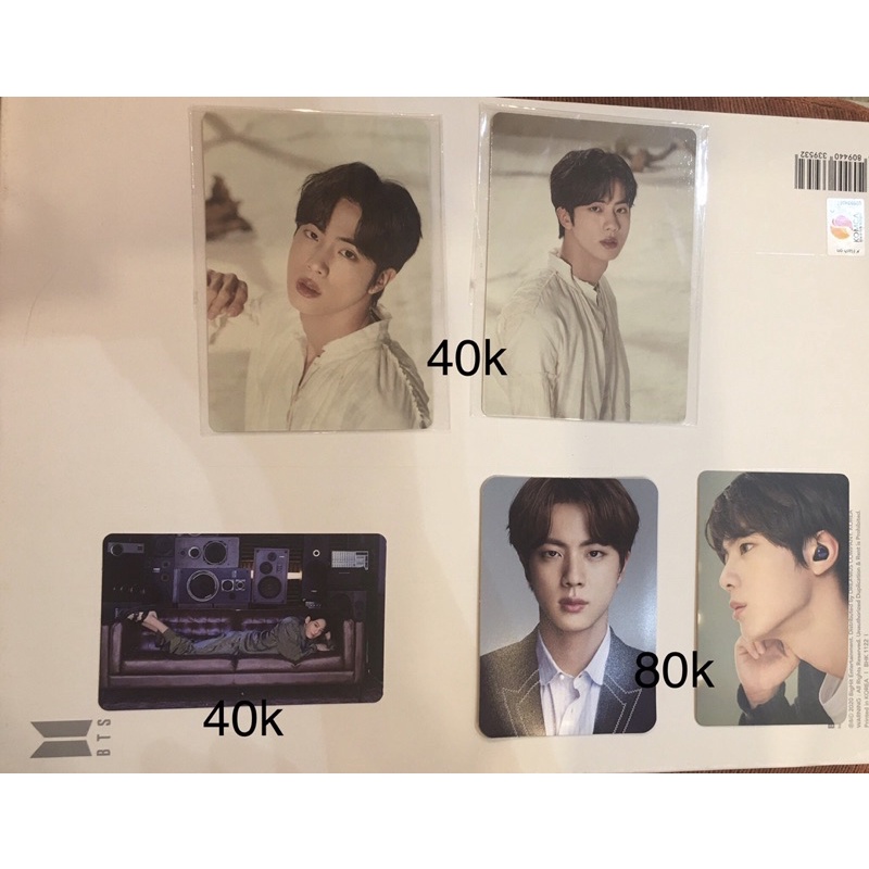 Thẻ bài, thiệp BTS hàng chính hãng