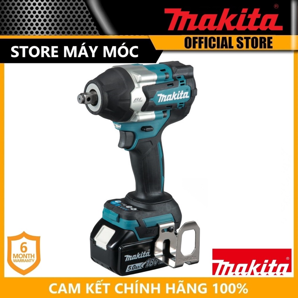 MÁY SIẾT BULONG DÙNG PIN 18V 700NM MAKITA DTW700RTJ- HÀNG CHÍNH HÃNG