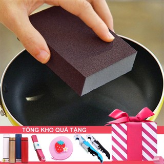 [Tổng Kho Quà] Miếng Cọ Xoong Nồi Chảo - Đồ Inox - Cọ Chà Bồn Sứ Không Xước - Loại 1 Màu Cát Nâu Chất Lượng Cao