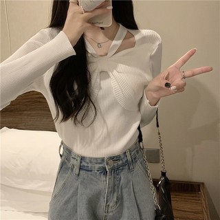 ÁO LEN NỮ PHỐI CỔ NƠ TIỂU THƯ