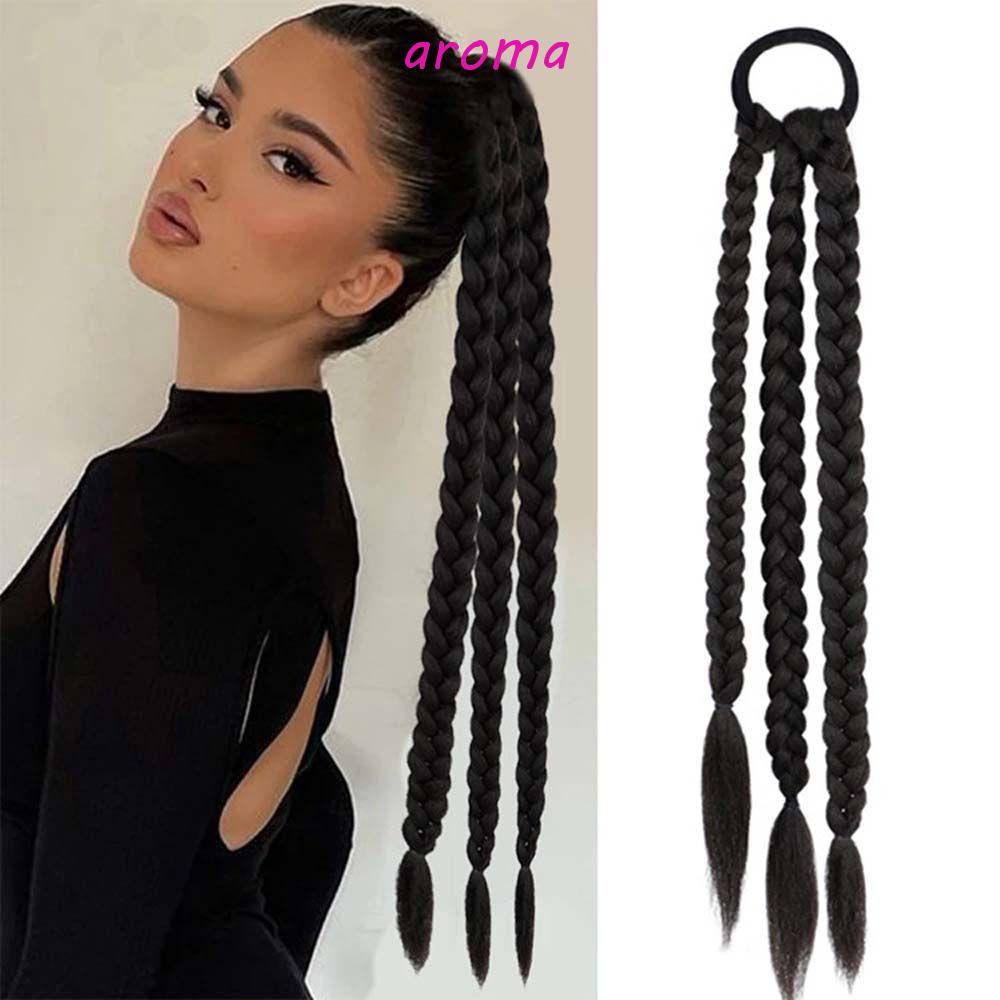 Bím Tóc Giả Kiểu Thắt Bím Thời Trang Dành Cho Nữ AROMA