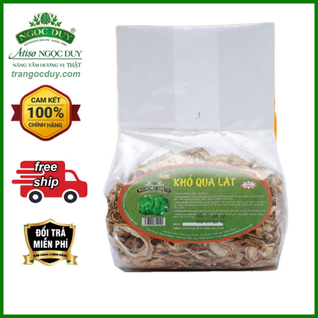 Trà Khổ Qua sấy khô nguyên lát 200gr